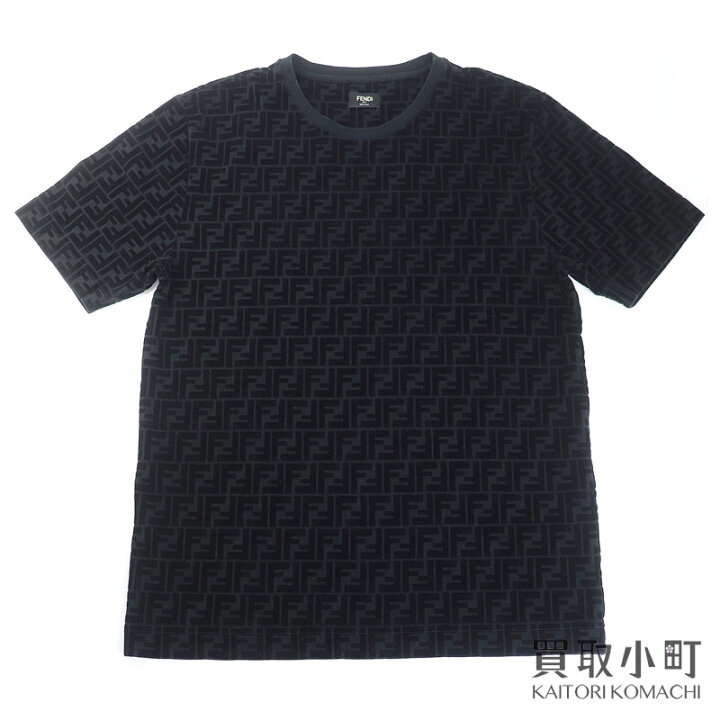 楽天市場】【美品】フェンディ 【FENDI】ブラックピケ Tシャツ メンズ 