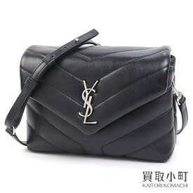 【最大3万円OFFクーポン! 1/15〜】【美品】サンローラン【YVES SAINT LAURENT】ルル トイバッグ ブラック ストラップバッグ Yキルティングレザー ポシェット ミニショルダー 斜め掛け 467072 DV706 1000 Y QUILTED TOY LOULOU SHOU【中古】