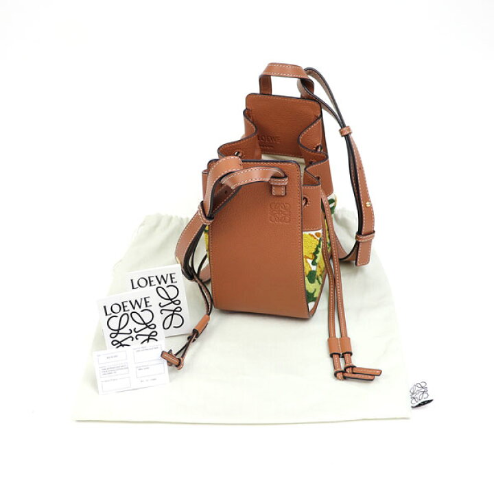 楽天市場】【美品】ロエベ 【LOEWE】 ハンモックミニ フローラル  