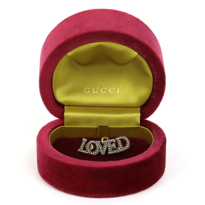 楽天市場】【美品】グッチ【GUCCI】 LOVED シングルピアス 