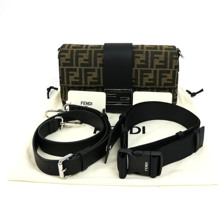 楽天市場】【美品】フェンディ 【FENDI】バゲット ファブリック バッグ  