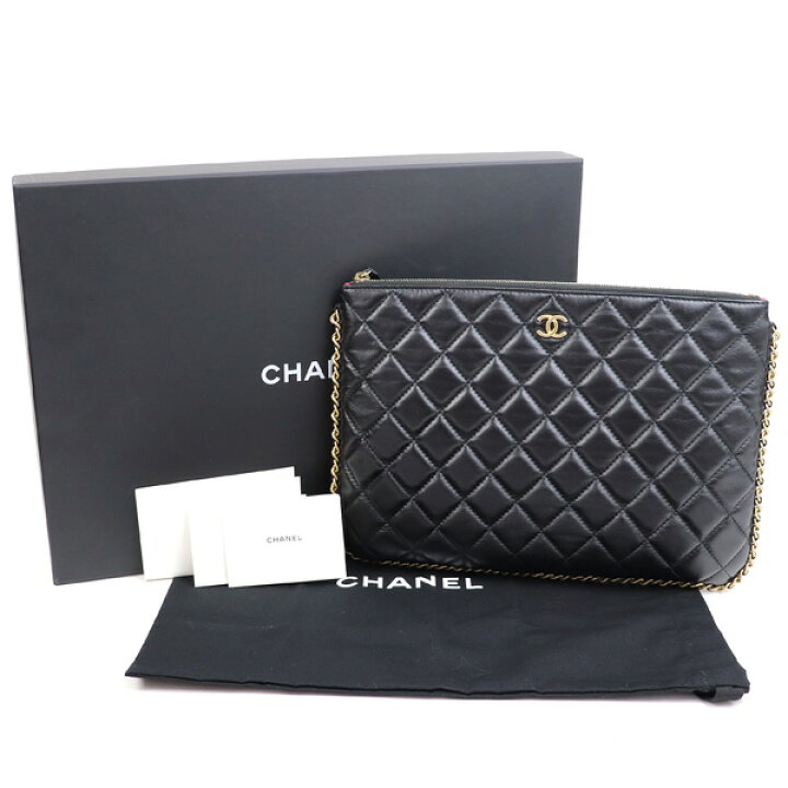 楽天市場】【美品】シャネル【CHANEL】チェーントリミング ラージ 