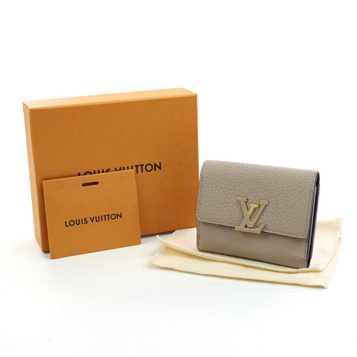 ヴィトン ポルトフォイユ カプシーヌ XS トリヨンレザー 三つ折り財布  