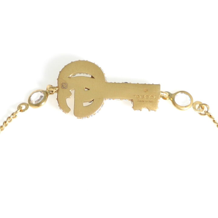 楽天市場】【美品】グッチ【GUCCI】クリスタル付き ダブルG キー 