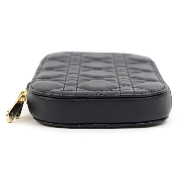 即発送可 美品Christian Dior スマホショルダーバッグ ブラック（楽天 