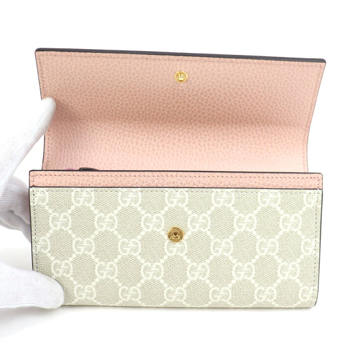 楽天市場】【美品】グッチ【GUCCI】ダブルG コンチネンタルウォレット 