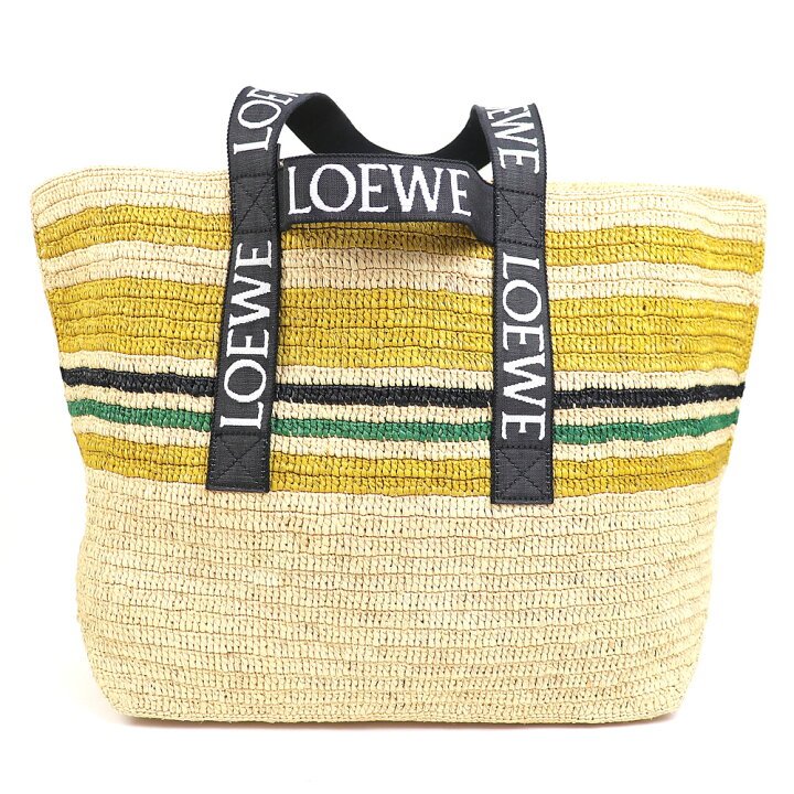 楽天市場】【美品】ロエベ【LOEWE】フォールドショッパー ラフィア  