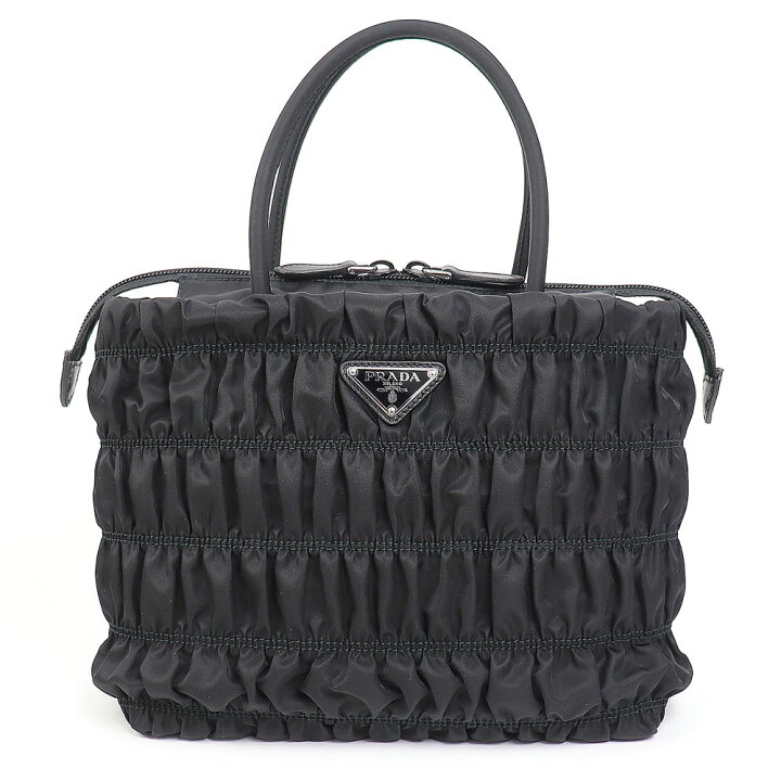 楽天市場】【美品】プラダ 【PRADA】 トライアングルロゴ キルティング  