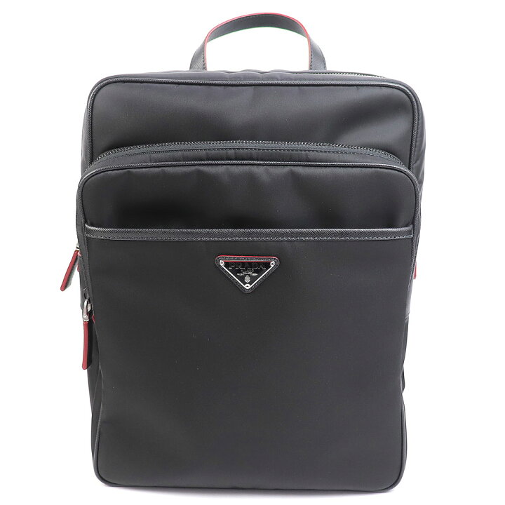 楽天市場】【美品】プラダ【PRADA】 トライアングルロゴ スクエア 