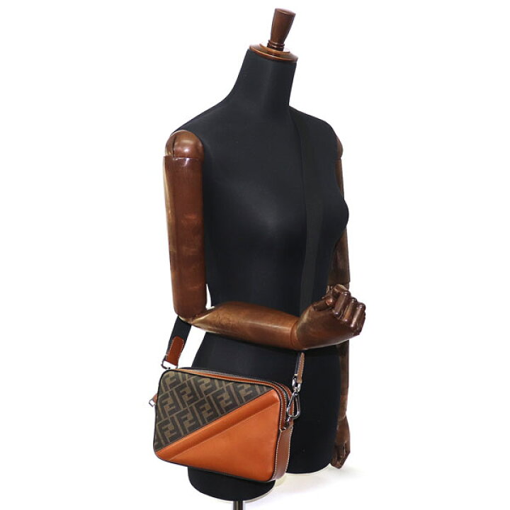 楽天市場】【美品】フェンディ【FENDI】ダイアゴナル カメラケース FF 