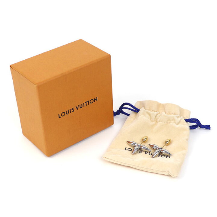 楽天市場】【美品】ルイヴィトン【LOUIS VUITTON】M80268 ピアス 
