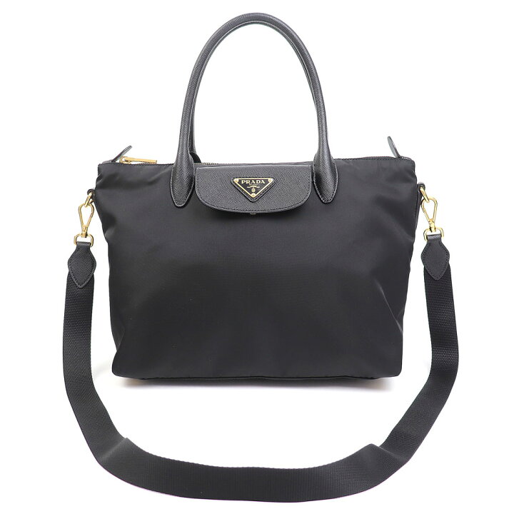 楽天市場】【美品】プラダ【PRADA】トライアングルロゴ トップハンドル  