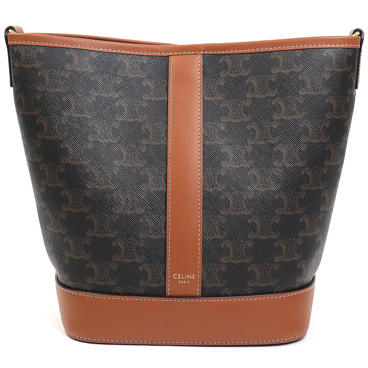 楽天市場】【美品】セリーヌ【CELINE】スモールバケット トリオンフ 