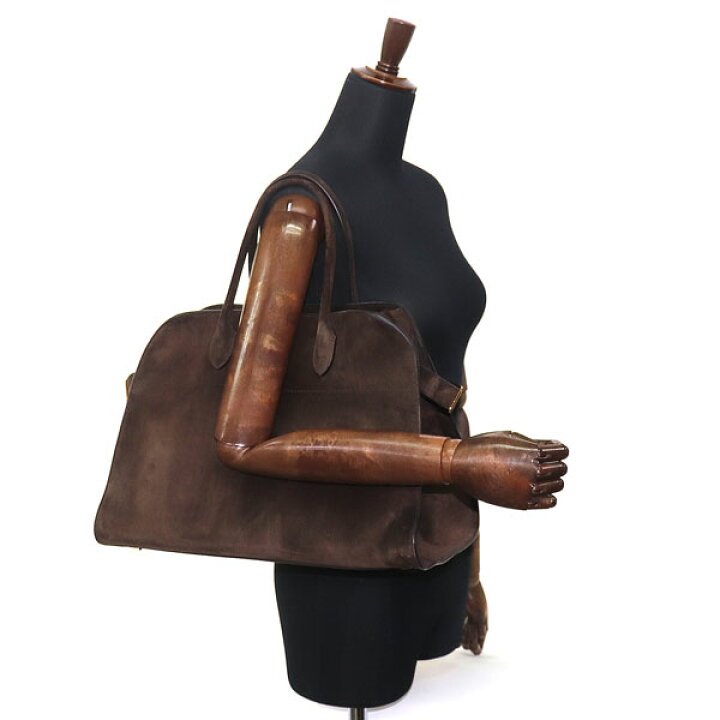 楽天市場】【美品】 ザ ロウ 【The Row】ソフトマルゴー15 バッグ モカ  