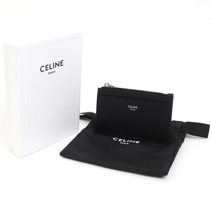 楽天市場】【新品同様】セリーヌ【CELINE】 ジップ付きカードホルダー  