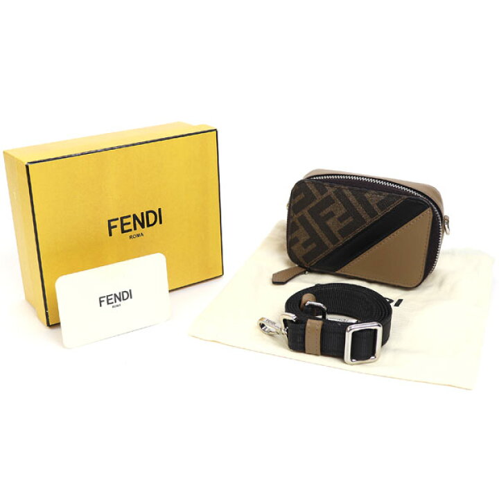 楽天市場】【美品】 フェンディ【FENDI】ダイアゴナル キャム ミニ  