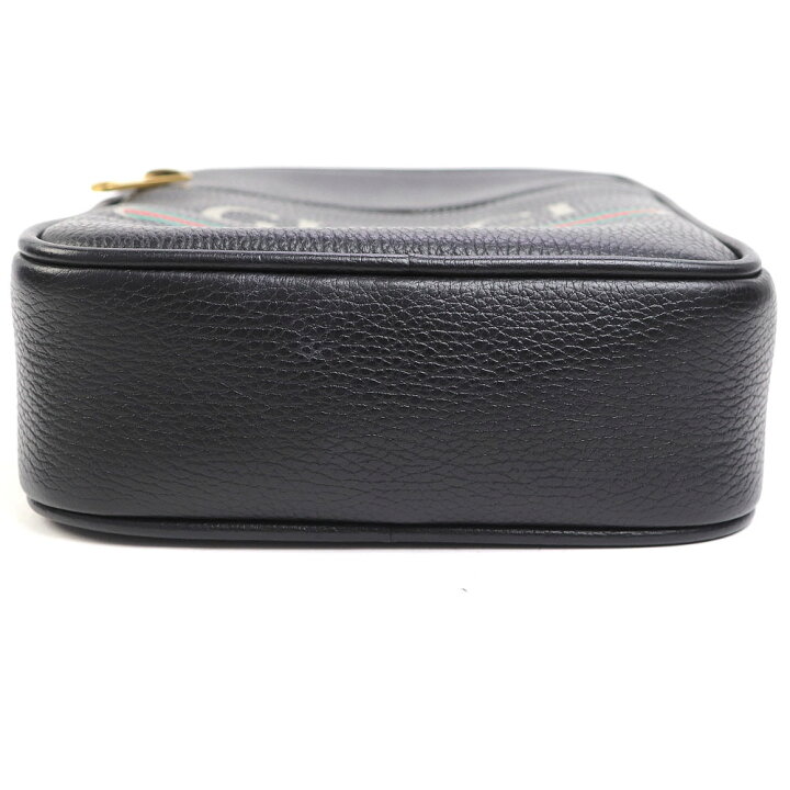 楽天市場】【美品】グッチ 【GUCCI】グッチプリント レザーショルダー 