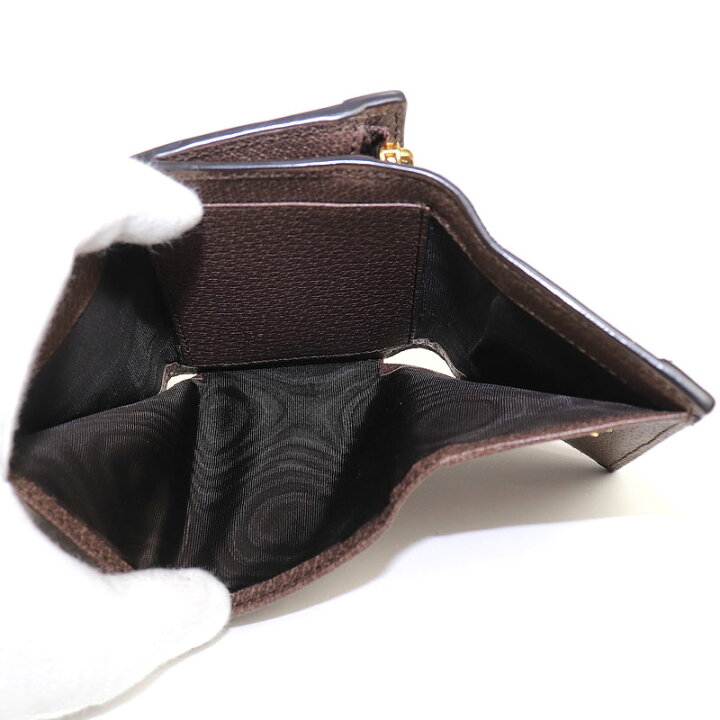 楽天市場】【美品】グッチ【GUCCI】オフィディア 三つ折りウォレット  