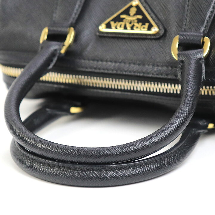 楽天市場】プラダ【PRADA】サフィアーノレザー トップハンドルバッグ 