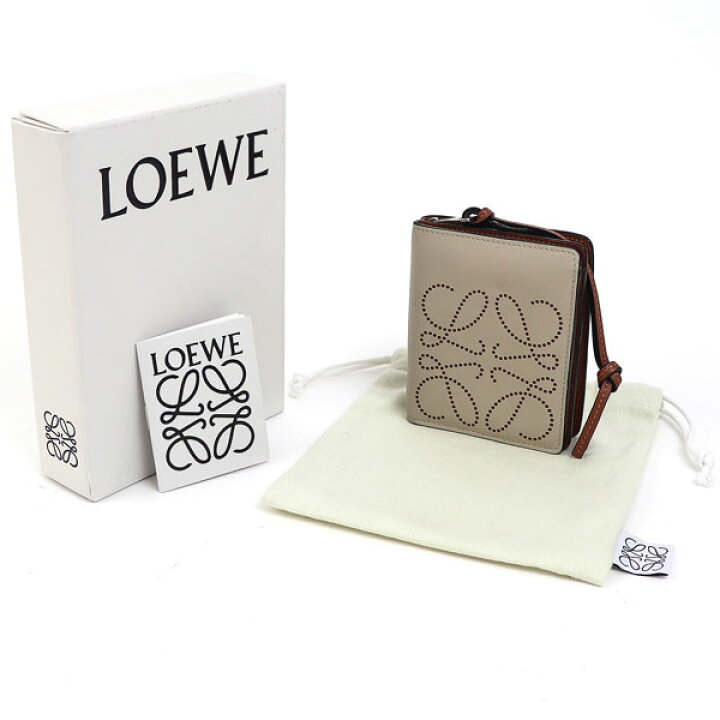 楽天市場】【美品】ロエベ【LOEWE】アナグラム コンパクト ジップ 