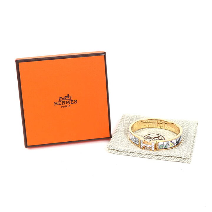 楽天市場】【美品】エルメス【HERMES】クリックH エナメルブレスレット 