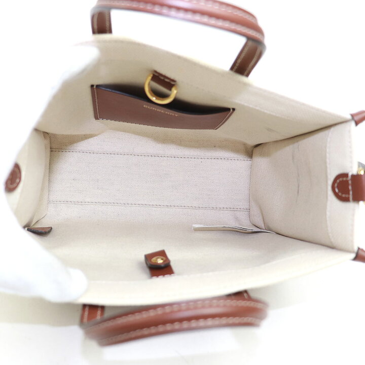 楽天市場】バーバリー【BURBERRY】フレヤ ミニ トートバッグ ロゴ 