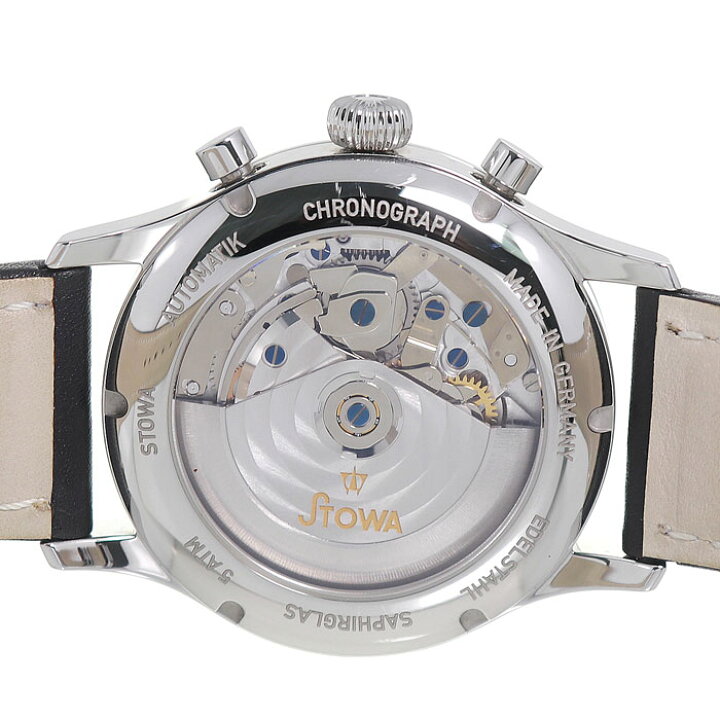 楽天市場】【美品】ストーヴァ【STOWA】クロノグラフ 1938 ブラック  