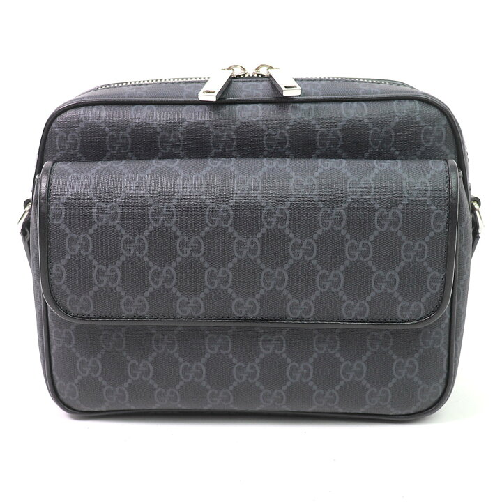 楽天市場】【美品】グッチ【GUCCI】GGブラック スモール クロスボディ