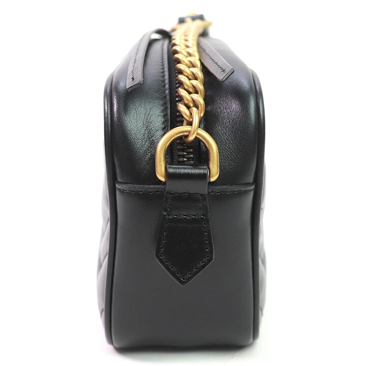 楽天市場】【美品】グッチ【GUCCI】GGマーモント ミニ カメラバッグ 