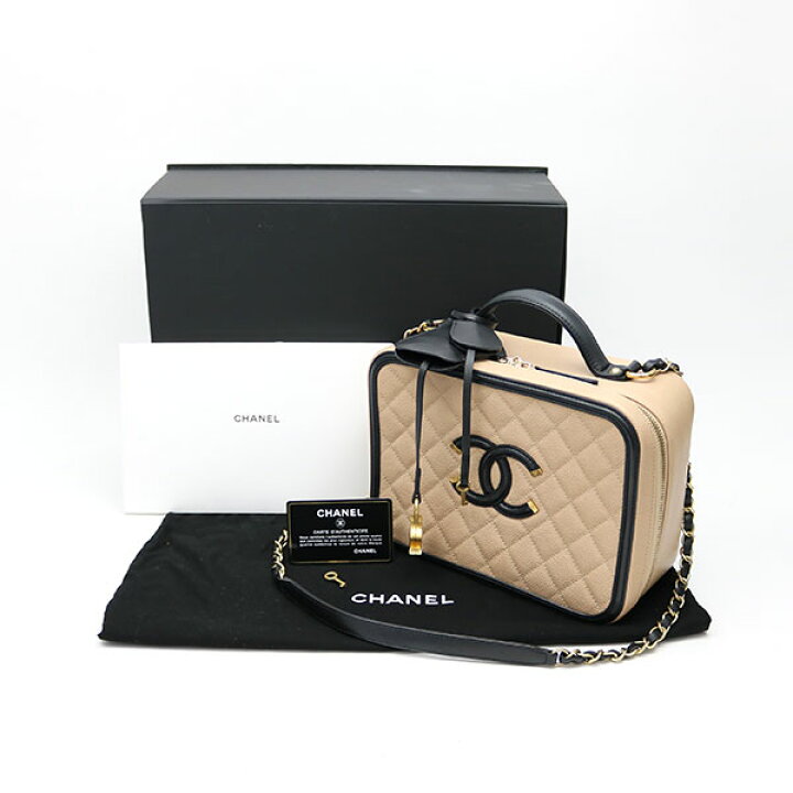 楽天市場】【美品】シャネル【CHANEL】キャビアスキン ラージ 