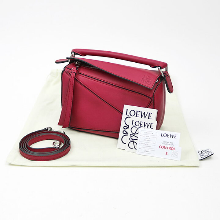楽天市場】【未使用品】ロエベ 【LOEWE】 ミニパズルバッグ クラシック  