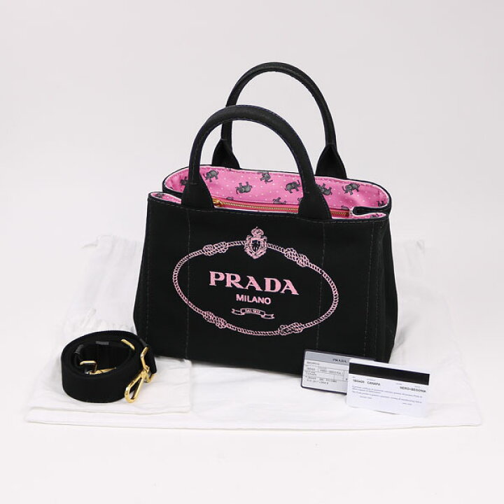 楽天市場】【美品】プラダ【PRADA】 カナパ トートバッグ スモール 