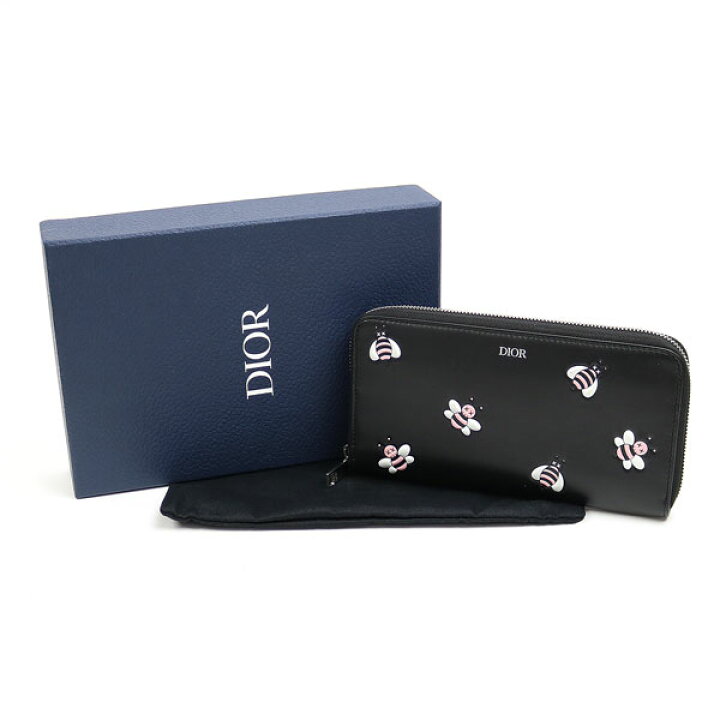 楽天市場】【美品】ディオール 【Chiristian Dior】カウズ ビー ジップ 
