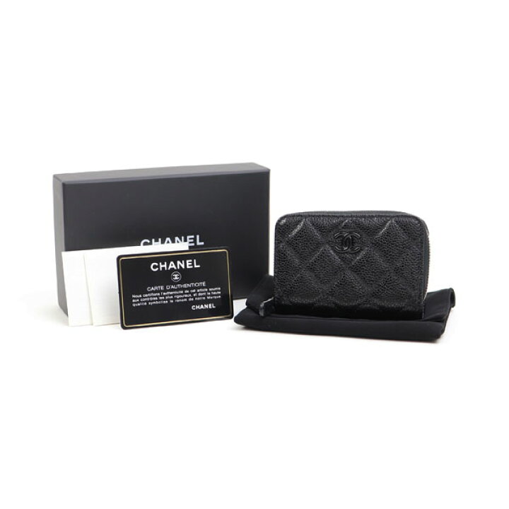 楽天市場】【美品】シャネル 【CHANEL】 キルティング ラウンドジップ 