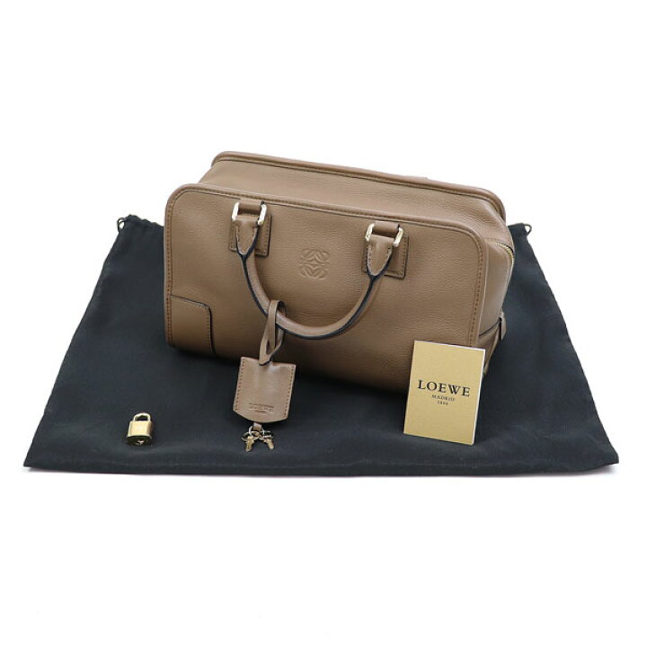 楽天市場】ロエベ【LOEWE】アマソナ28 ハンドバッグ ミンク カーフ 