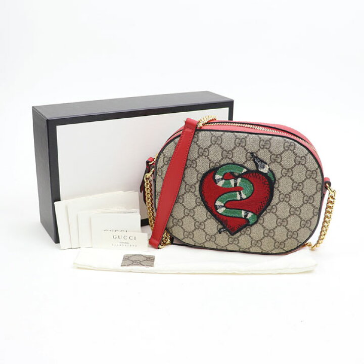 楽天市場】【美品】グッチ 【GUCCI】 GGスプリーム キャンバス ハート 