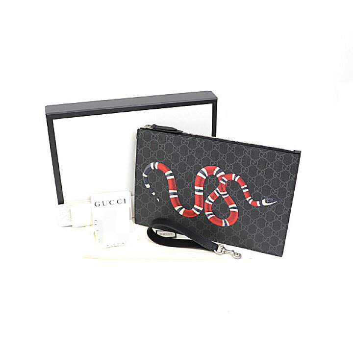 楽天市場】【新品同様】グッチ 【GUCCI】キングスネークGGポーチ GG 