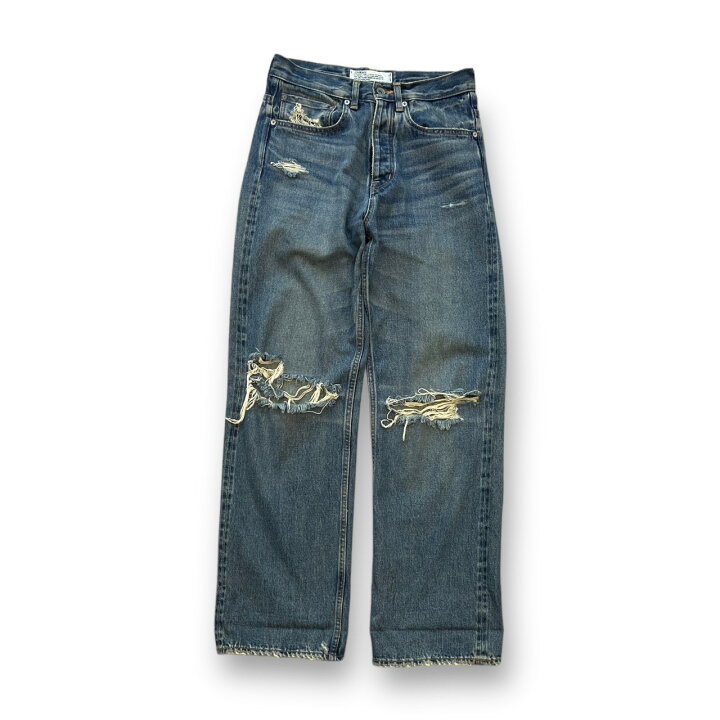 楽天市場】ダイリク・DAIRIKU Damage Straight Denim Pants 状態C 