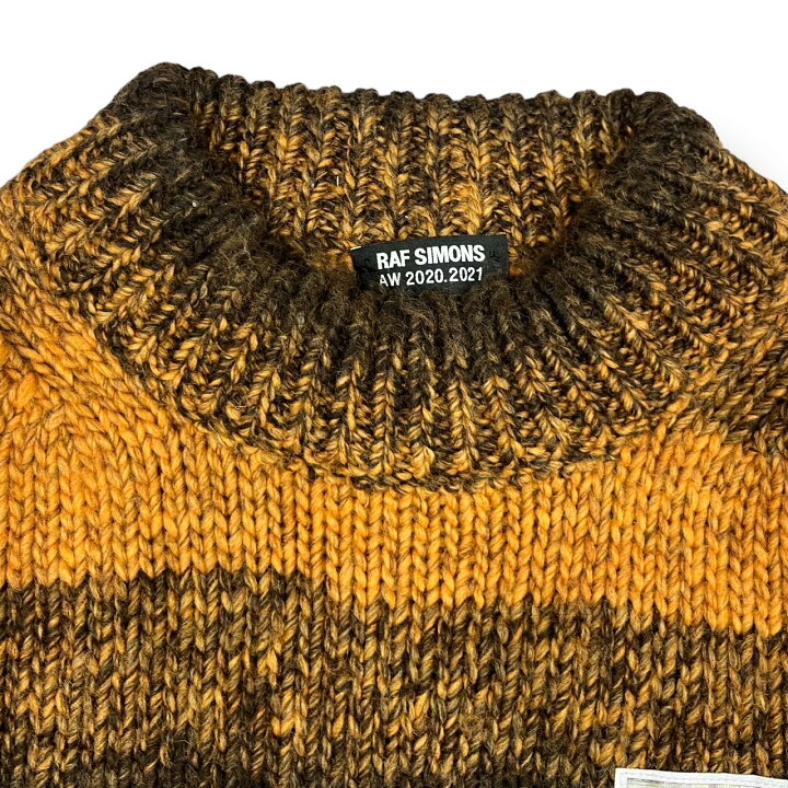 楽天市場】ラフシモンズ・RAF SIMONS 20AW STRIPED ROUNDUNECK SWEATER  
