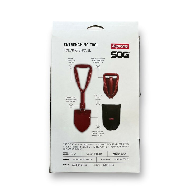 楽天市場】シュプリーム・Supreme SOG 17AW COLLAPSIBLE SHOVEL 状態S 