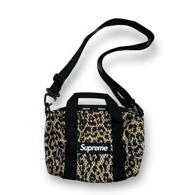 シュプリーム・Supreme 23SS Mesh Mini Duffle Bag Leopard 状態S メッシュ ミニダッフルバッグ レオパード ショルダーバッグ ボストンバッグ ヒョウ柄 ボックスロゴ ベージュ GF3529
