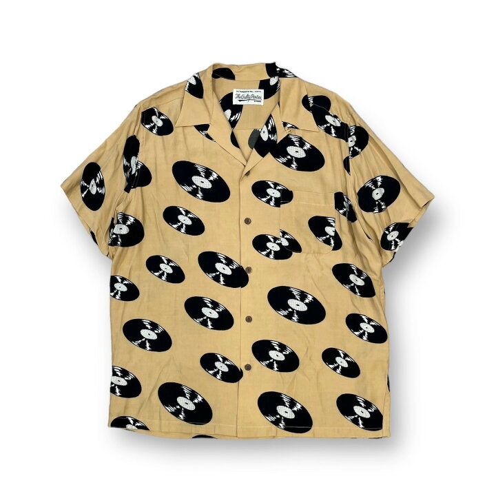 楽天市場】ワコマリア・WACKO MARIA RECORD S/S HAWAIIAN SHIRT 状態B  