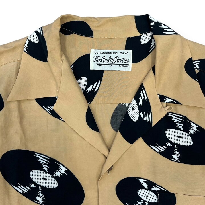 楽天市場】ワコマリア・WACKO MARIA RECORD S/S HAWAIIAN SHIRT 状態B 