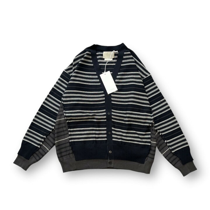 楽天市場】ヨーク・YOKE 22SS BORDER CONNECTING CARDIGAN 状態SS 