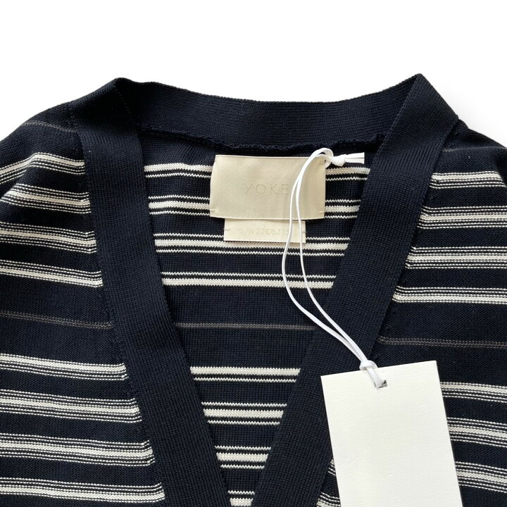楽天市場】ヨーク・YOKE 22SS BORDER CONNECTING CARDIGAN 状態SS 