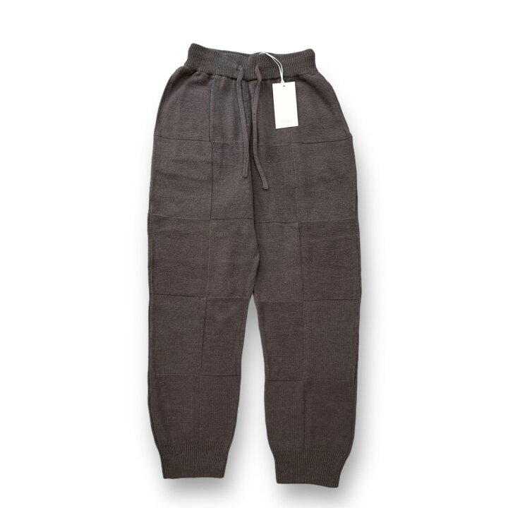 楽天市場】ヨーク・YOKE 22AW BLOCK CHECKED KNIT PANTS 状態SS  