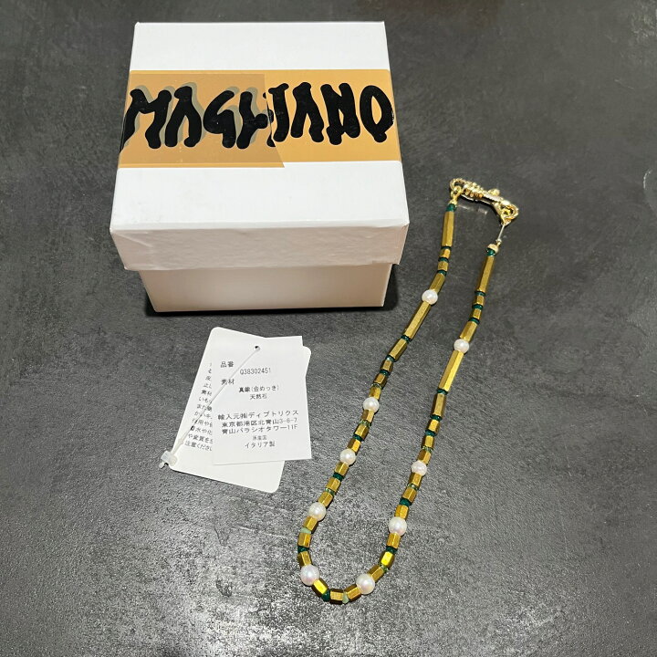 楽天市場】MAGLIANO・マリアーノ 状態SS ゴールド ビーズ パール 