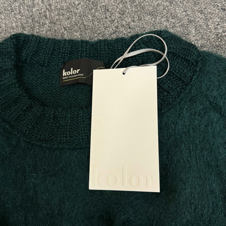 楽天市場】kolor・カラー 23AW モヘヤニット 状態SS セーター 23WCM 