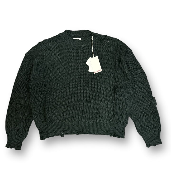 楽天市場】KAMIYA・カミヤ 24SS BORO COTTON KNIT PULLOVER 状態SS 