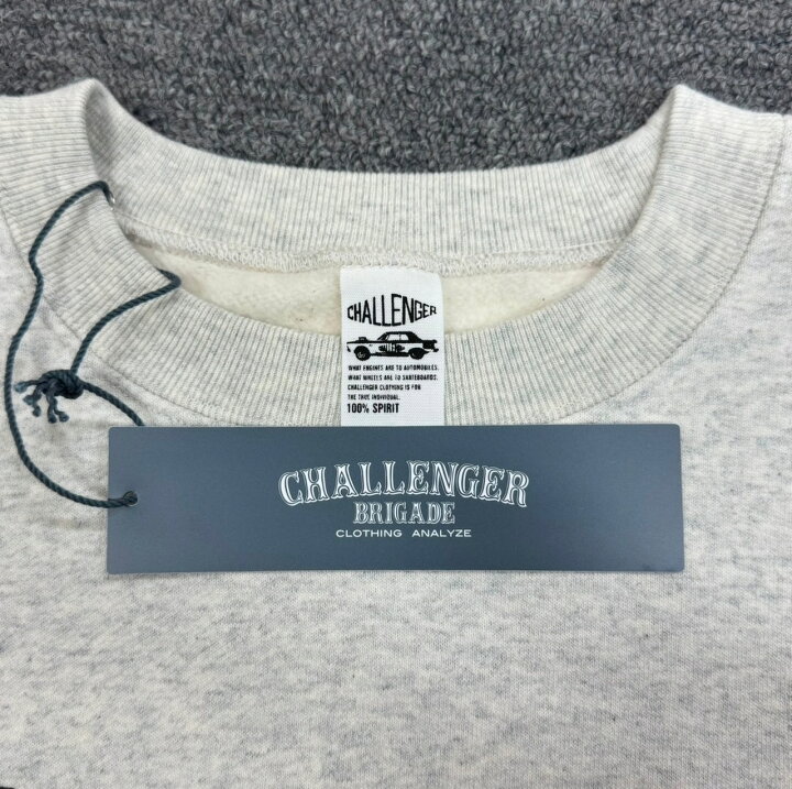 楽天市場】CHALLENGER・チャレンジャー 24AW COLLEGE LOGO C/N SWEAT 